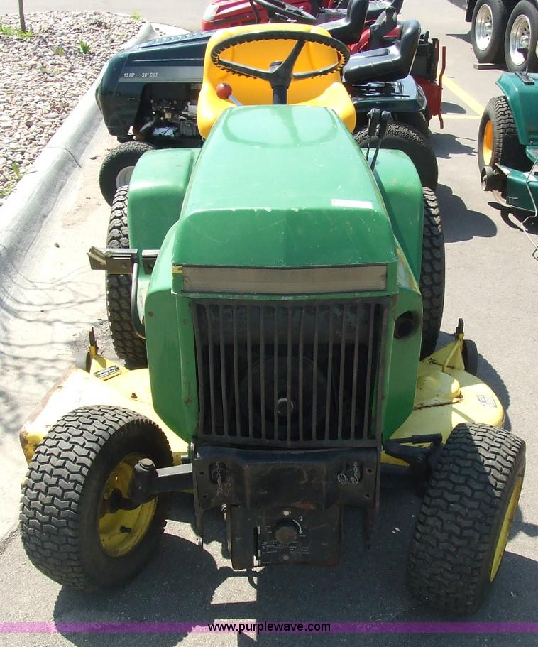 image for item 6839 John Deere 317 garden tractor