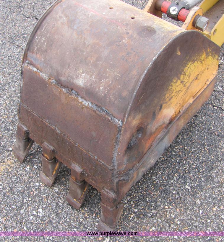 image for item 7051 Lackender Fabrications Boomer 2000 quick attach backhoe skid steer attachment