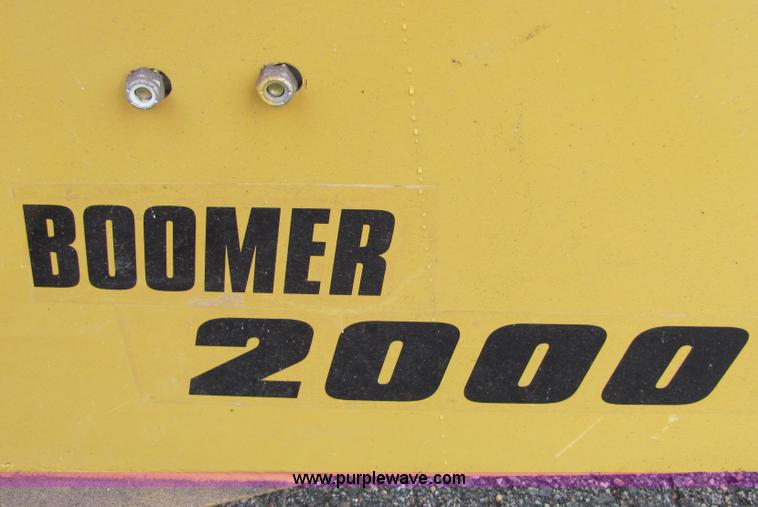 image for item 7051 Lackender Fabrications Boomer 2000 quick attach backhoe skid steer attachment