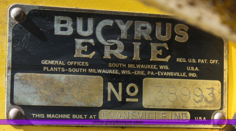 image for item 2113 1979 Bucyrus Erie 30XL truck crane