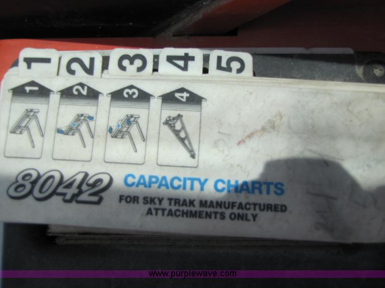 image for item 3016 2004 SkyTrak 8042 telehandler