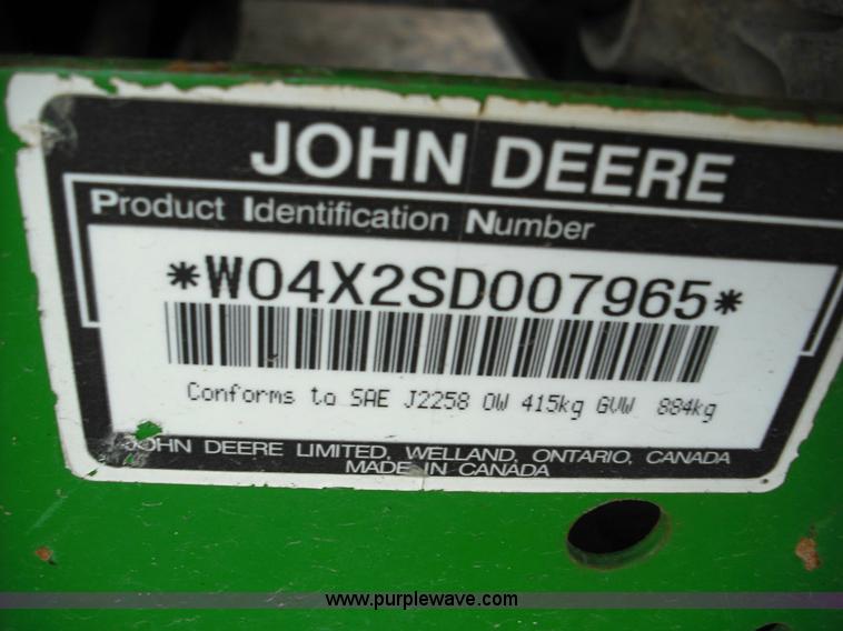 image for item 3293 2005 John Deere Gator TS