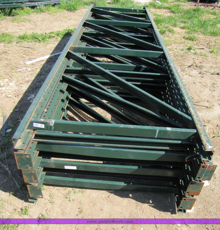 image for item 3024 (7) 14' x 44" pallet racking uprights