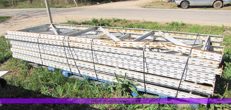 image for item 3047 (8) 14' x 44" pallet racking uprights