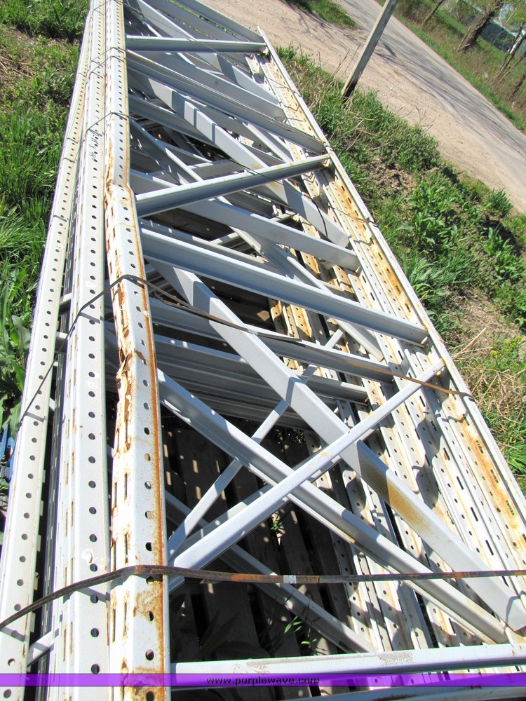 image for item 3047 (8) 14' x 44" pallet racking uprights