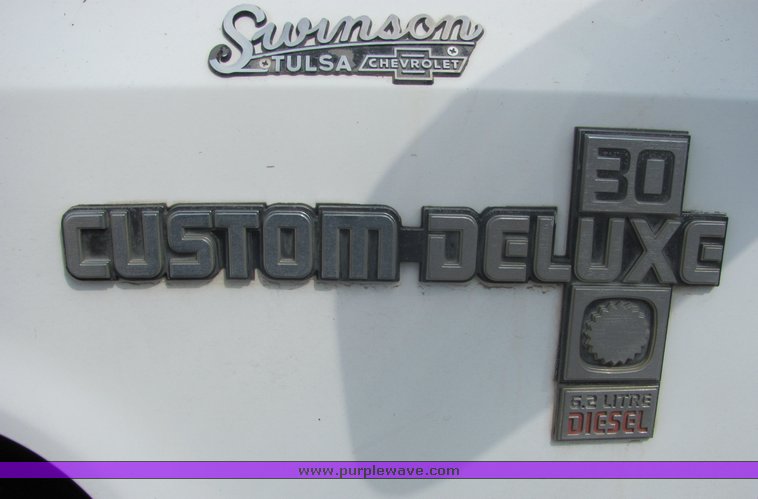 image for item 6077 1984 Chevrolet Custom Deluxe 30 crew cab pickup