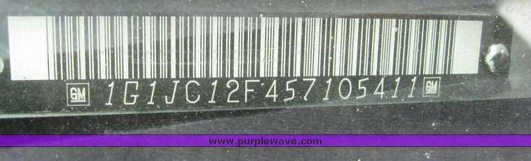 image for item 6304 2005 Chevrolet Cavalier