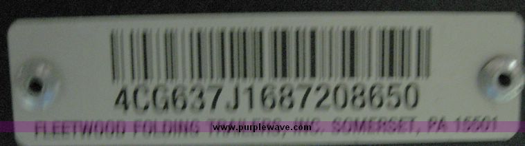 image for item 7858 2008 Fleetwood E3 folding camper trailer