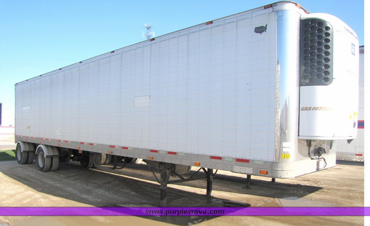image for item 3042 1999 Wabash refrigerated trailer
