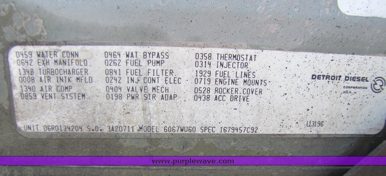 image for item 3065 1994 International Series 9600 cabover truck