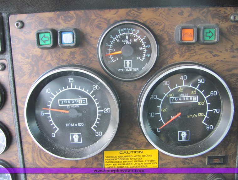 image for item 6076 1994 Kenworth Construct T600 semi truck