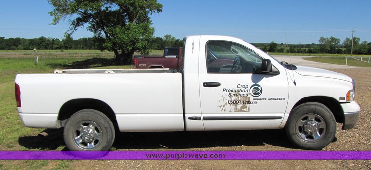 image for item 3191 2004 Dodge 2500 pickup