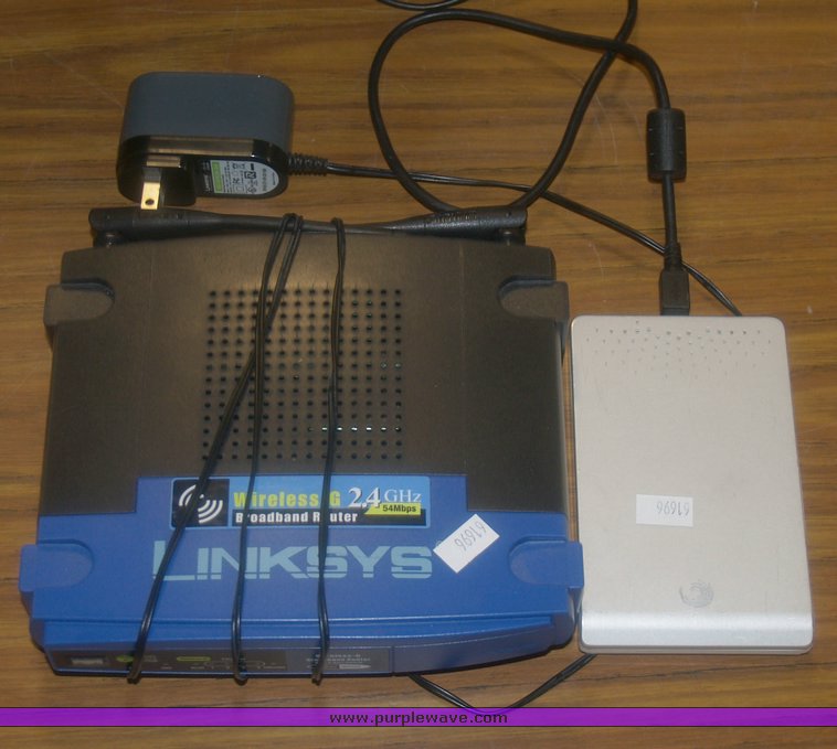 image for item 1710 Linksys WRT54G2.4Ghz wireless broadband router