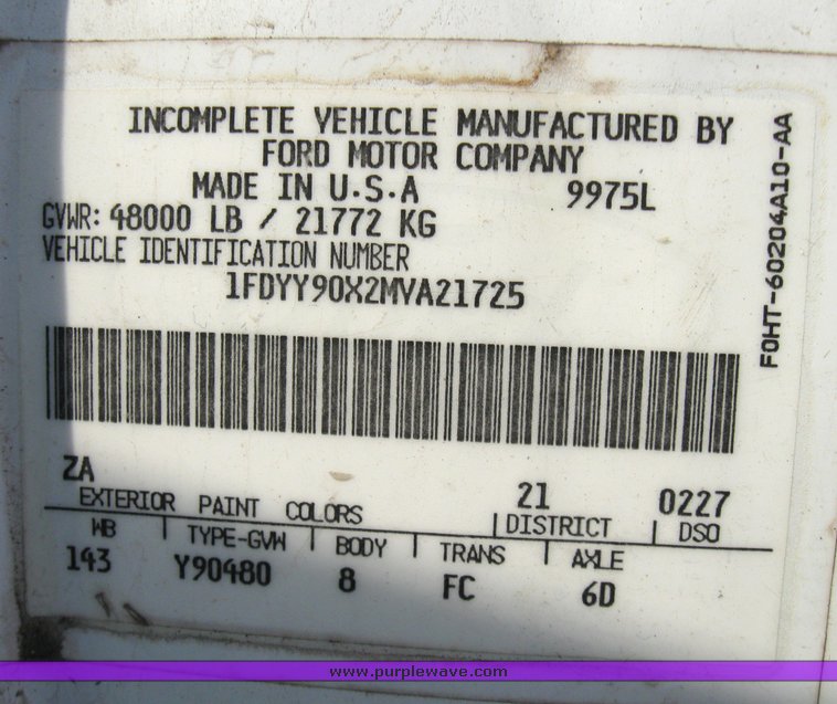 image for item 2181 1991 Ford Conventional LTS9000 semi truck