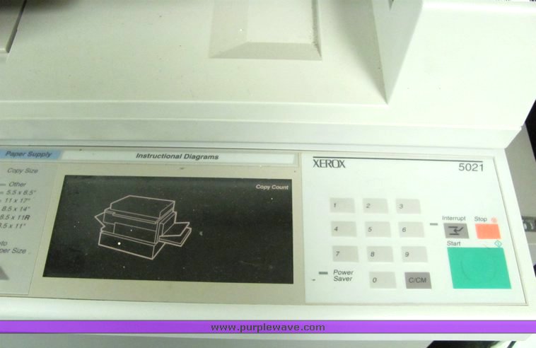 image for item 4000 Xerox 5021 copy machine