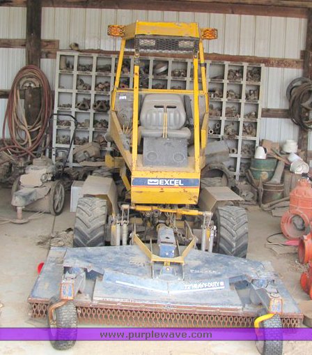 image for item 4004 Ex-Cel 640 hillsider 72" riding lawn mower