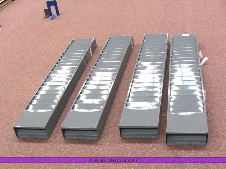 image for item 4083 (4) hanging paper storage bins