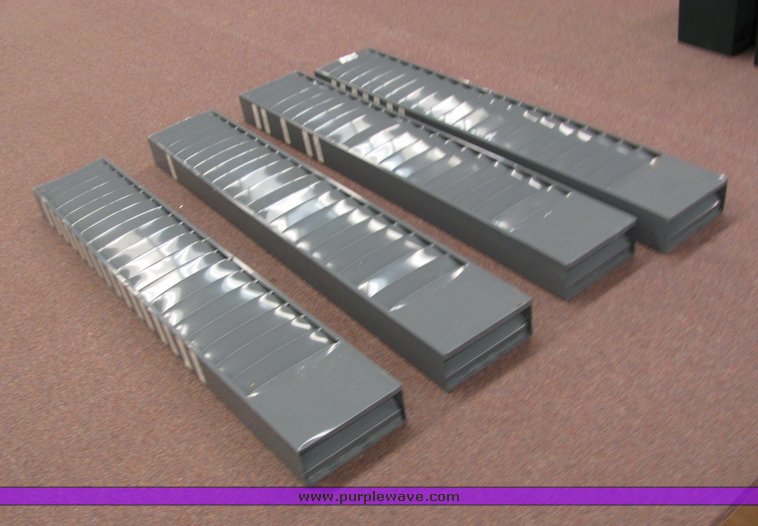 image for item 4083 (4) hanging paper storage bins