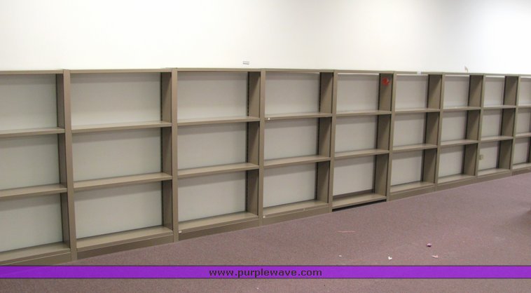 image for item 4125 (10) metal shelving units