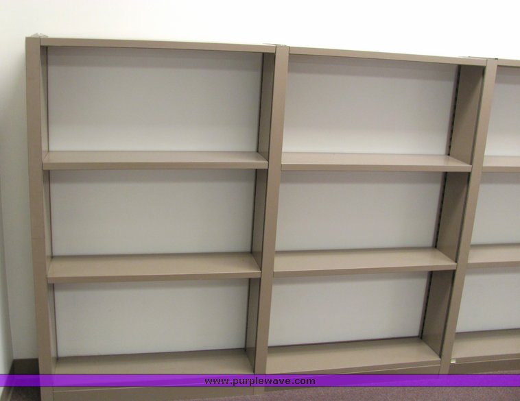 image for item 4125 (10) metal shelving units