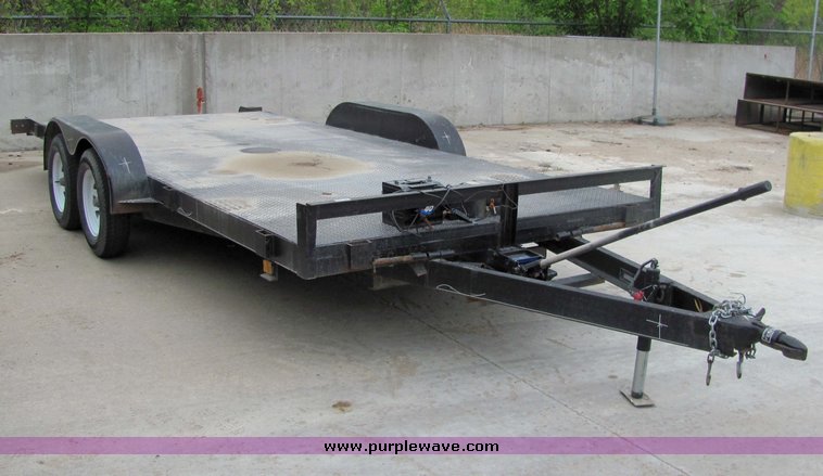 image for item 4220 18' tandem axle tilt deck trailer