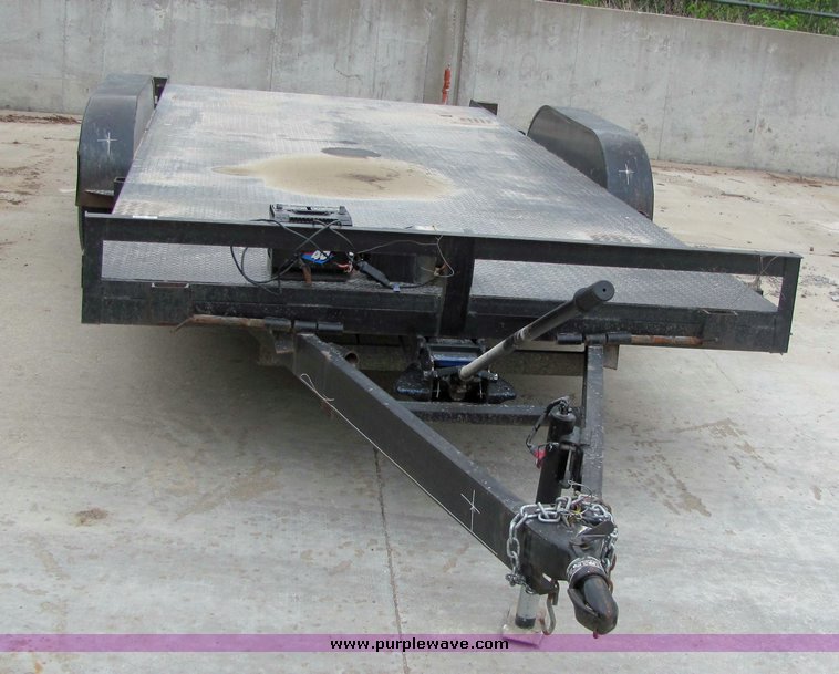 image for item 4220 18' tandem axle tilt deck trailer