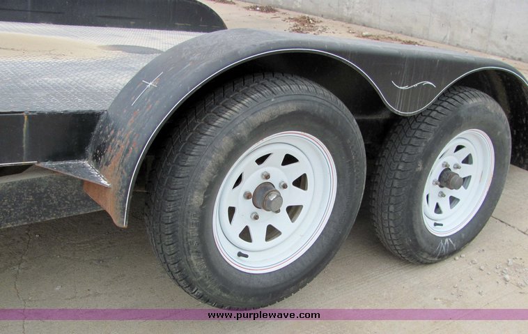 image for item 4220 18' tandem axle tilt deck trailer