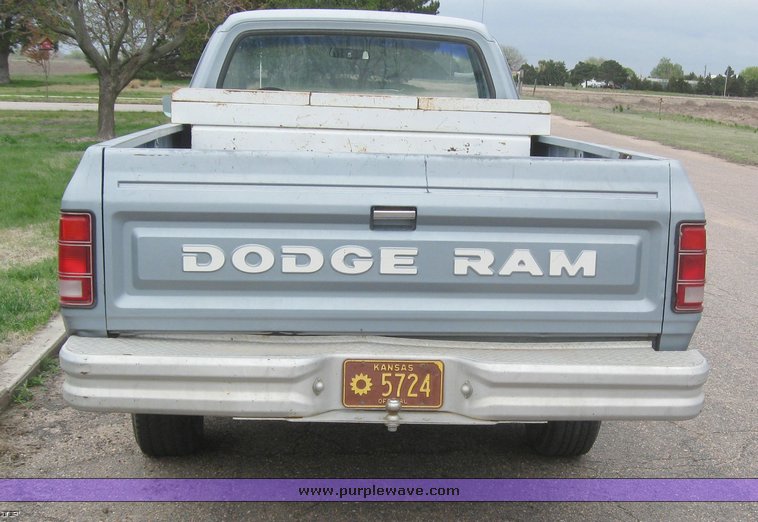 image for item 6310 1982 Dodge W-150 4WD pickup