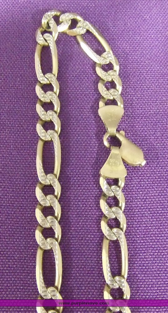 image for item 6777 13" 14kt gold necklace with coin medallion