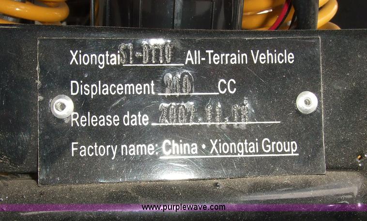 image for item 6819 A7V four-wheel ATV