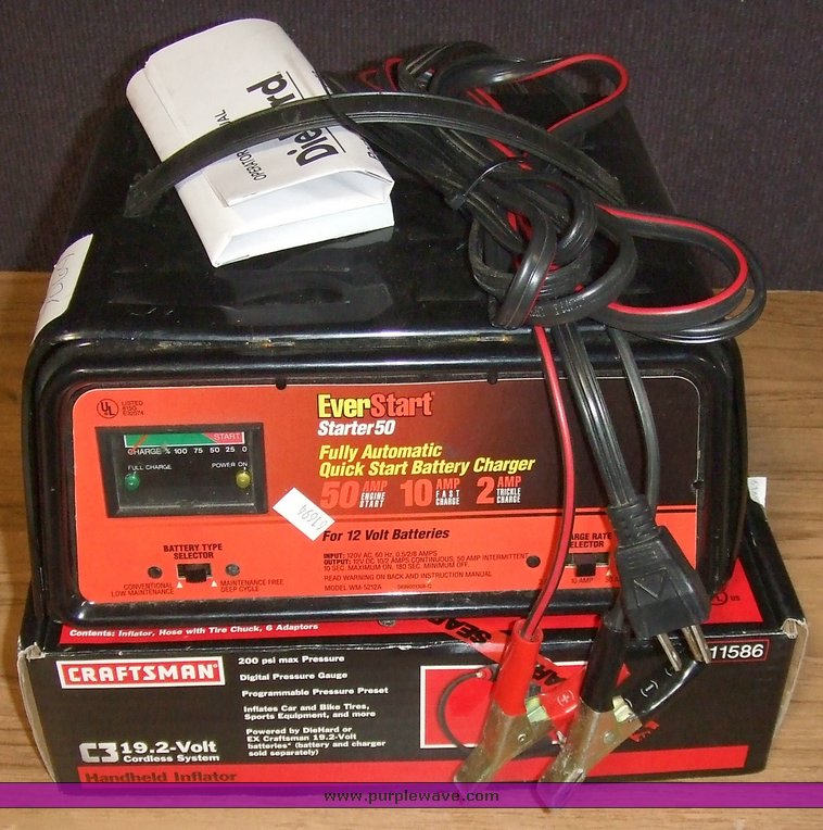 Battery charger and portable air compressor in Manhattan, KS Item