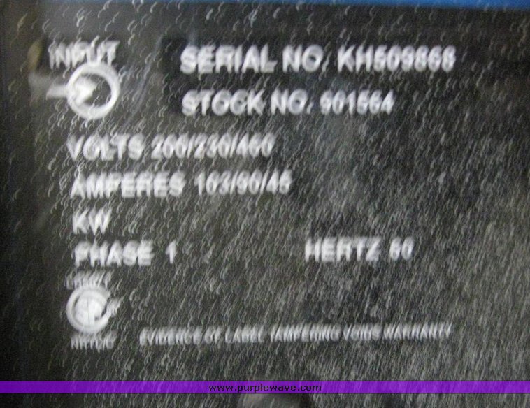 image for item 6331 Miller Dialare 250 AC/DC welder with cart