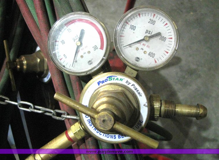 image for item 6343 (3) torch carts with Prostar torch and regulators