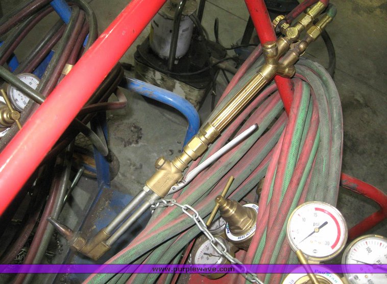 image for item 6343 (3) torch carts with Prostar torch and regulators