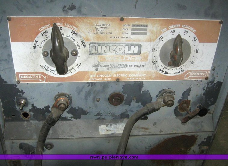 image for item 6354 Lincoln SA-200 portable welder