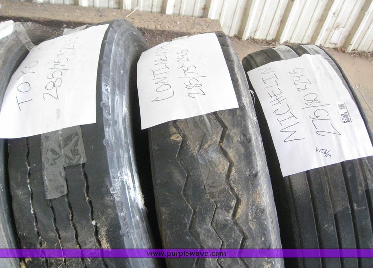 image for item 6363 (10) assorted truck tires