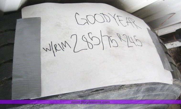 image for item 6363 (10) assorted truck tires