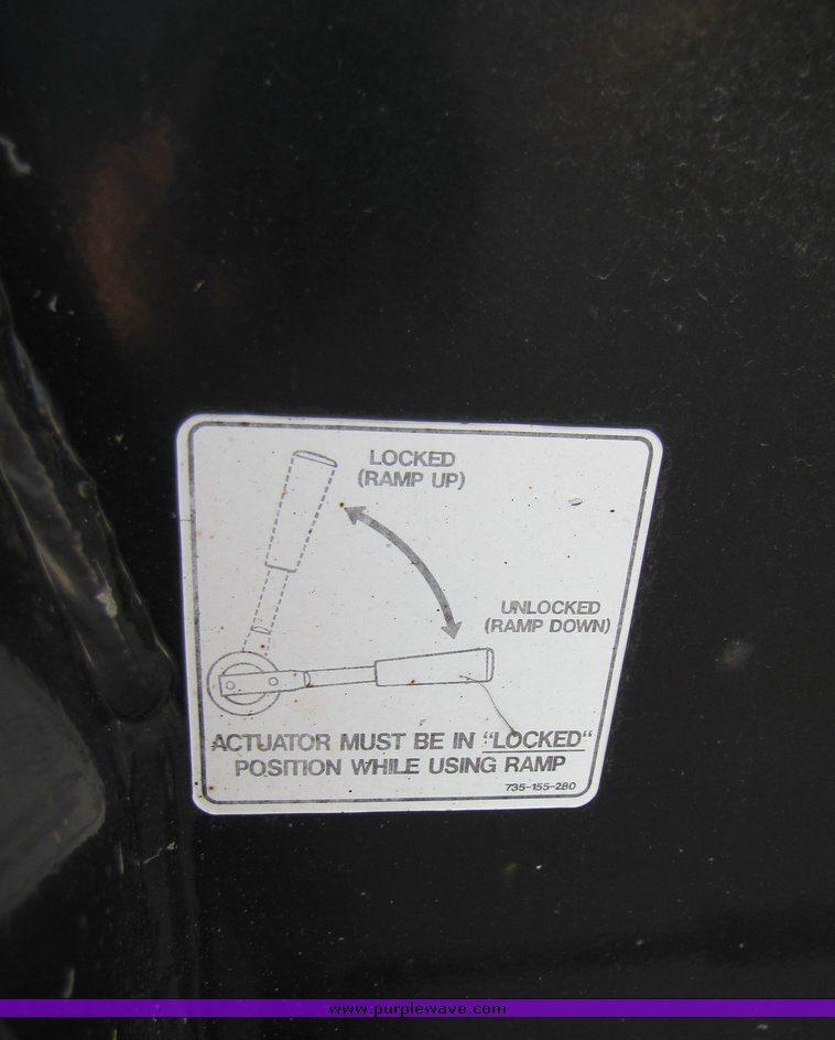 image for item 3107 2004 Trail King equipment trailer