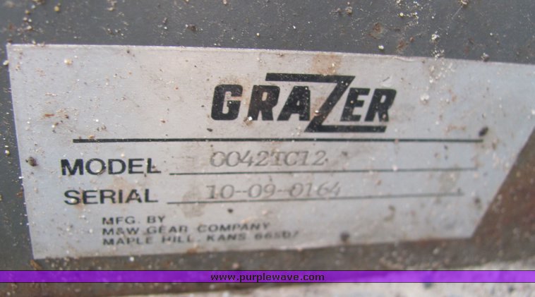 image for item 4242 Grazer 42" riding lawn mower