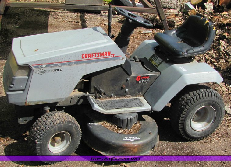 image for item 4243 Craftsman II 42" riding lawn mower