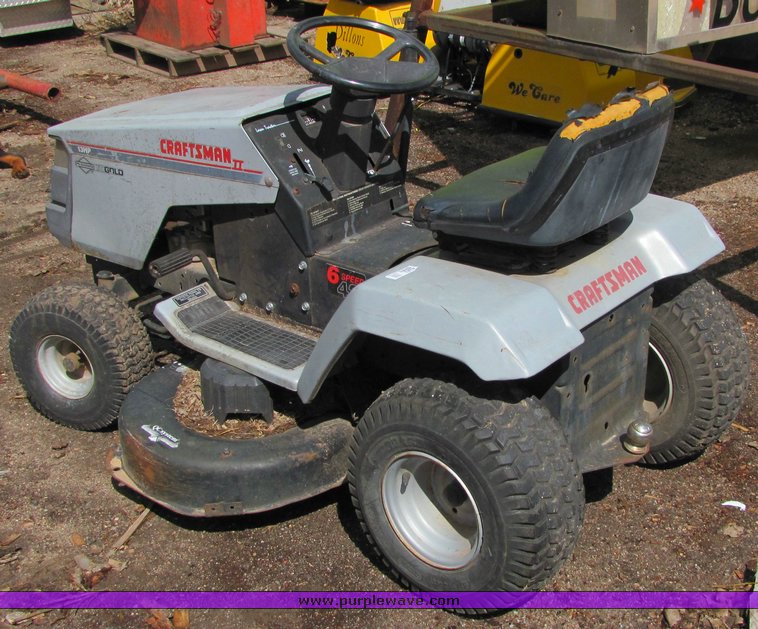 image for item 4243 Craftsman II 42" riding lawn mower