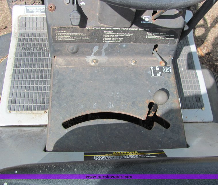 image for item 4243 Craftsman II 42" riding lawn mower