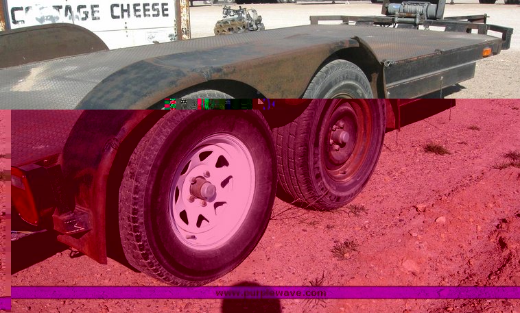 image for item 6233 1999 20' utility car trailer