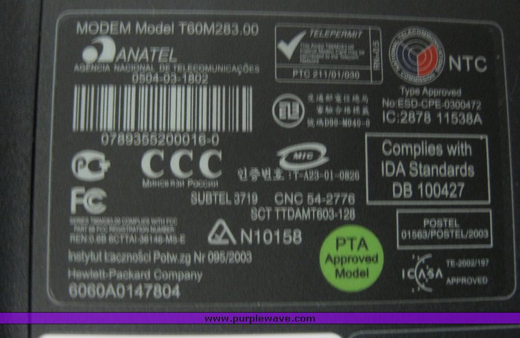 image for item 2065 (4) laptop computers