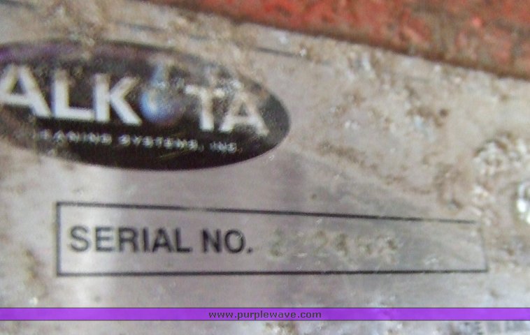 image for item 2163 2003 Alkota stationary pressure washer