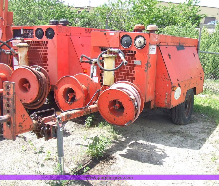 image for item 2165 1988 Sullivan D175q trailer mounted air compressor
