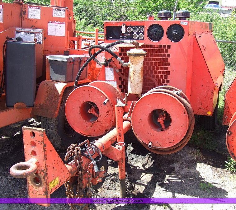 image for item 2166 1988 Sullivan D175q trailer mounted air compressor