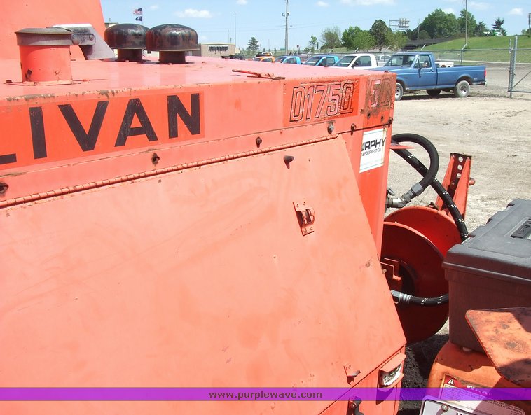 image for item 2166 1988 Sullivan D175q trailer mounted air compressor