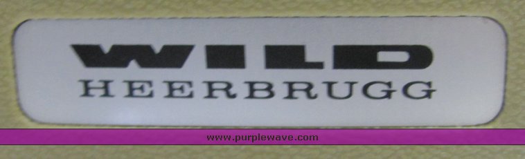 image for item 4300 1991 Wild T1000 three second theodolite