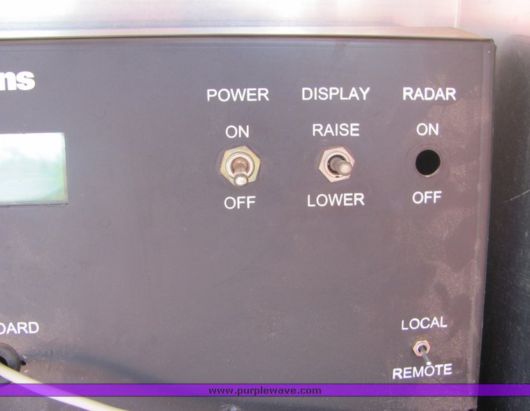 image for item 4357 1999 Sunray 2950 variable message board